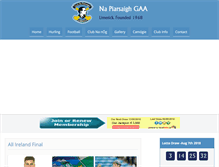 Tablet Screenshot of napiarsaighgaa.com